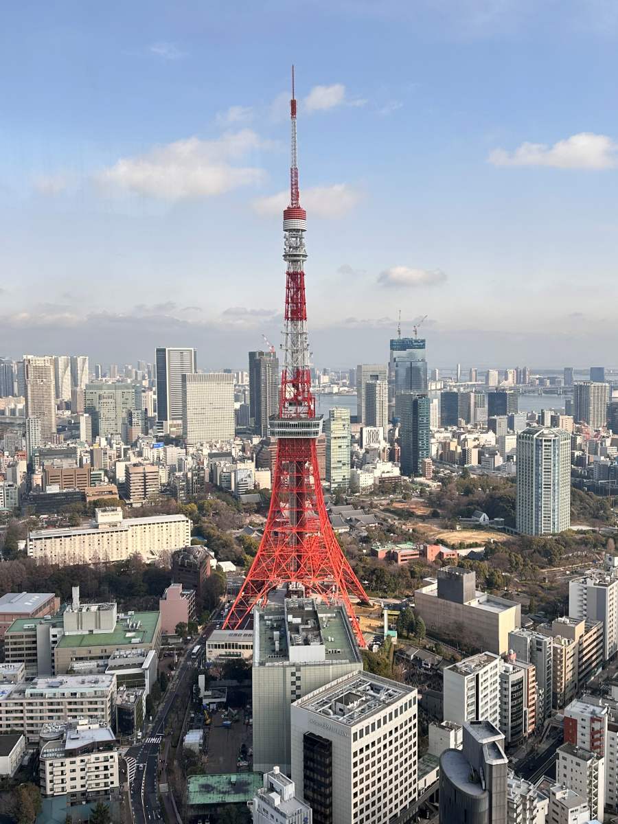 東京鐵塔就在眼前