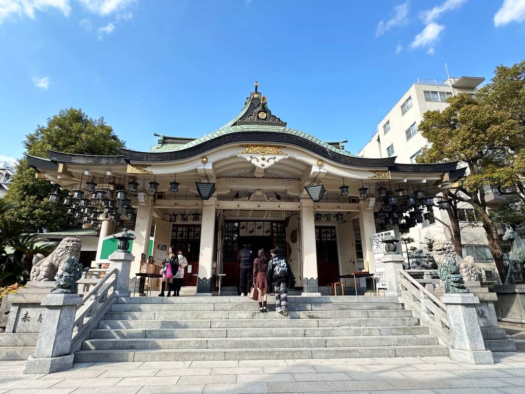 難波八阪神社本殿