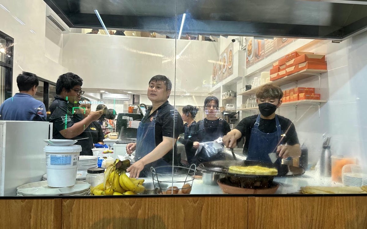現點現做的煎餅
